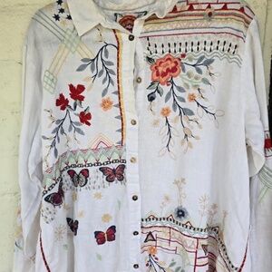 Johnny was linen top